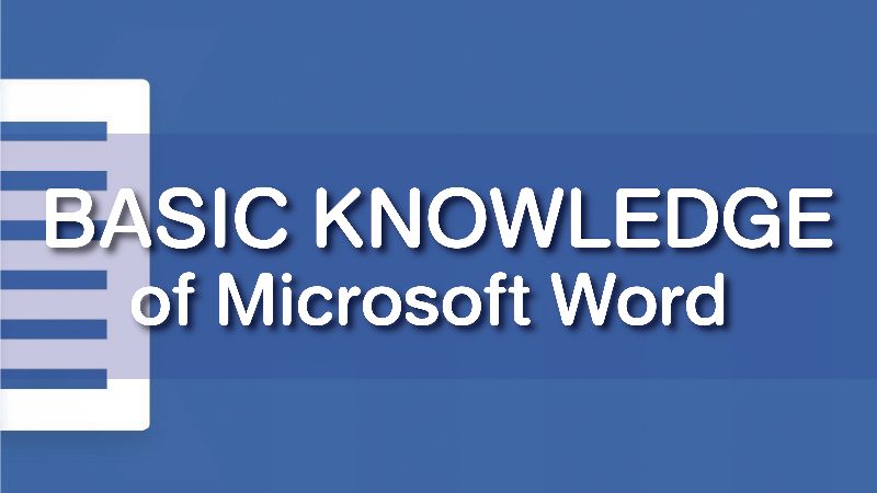 ภาพปกเนื้อหา-การใช้งานพื้นฐานโปรแกรม Word (Basic Knowledge of Microsoft Word)