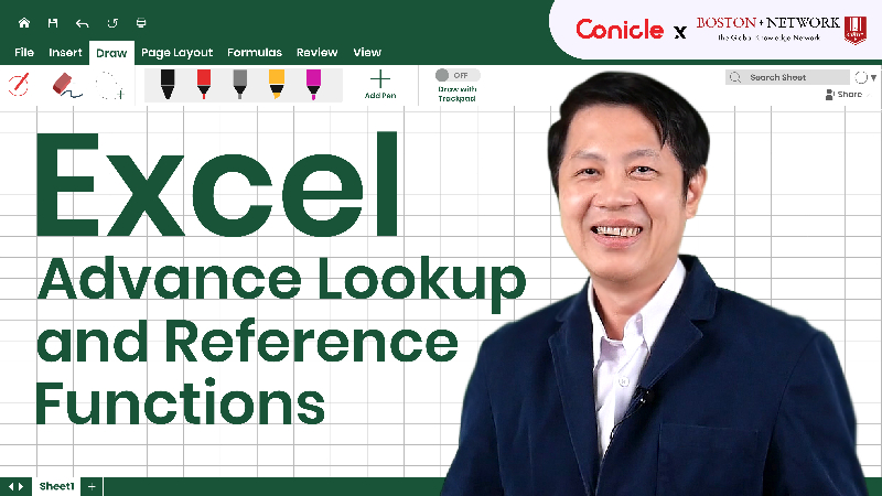 ภาพปกเนื้อหา-Excel Advance Lookup and Reference Functions