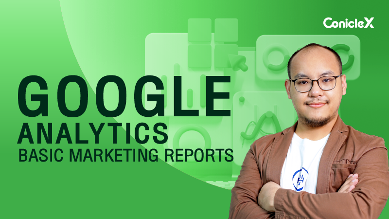ภาพปกเนื้อหา-วิเคราะห์ข้อมูลหา Insight เว็บไซต์ ด้วย Google Analytics ระดับพื้นฐาน (Google Analytics Basic Marketing Reports)