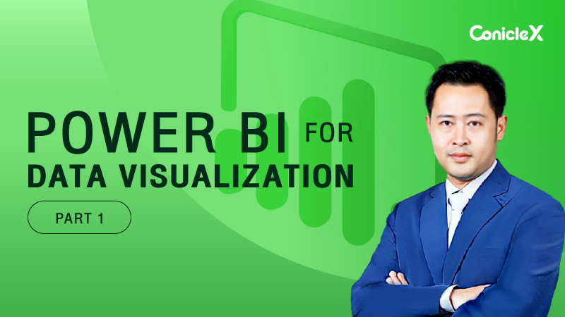 ภาพปกเนื้อหา-Power BI for Data Visualization - Part 1