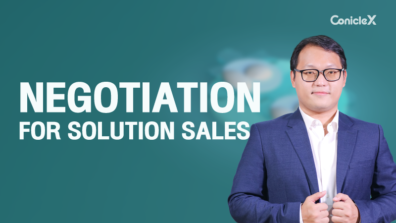 ภาพปกเนื้อหา-ทักษะการเจรจาในการขายงานแบบ Solution (Negotiation for Solution Sales)