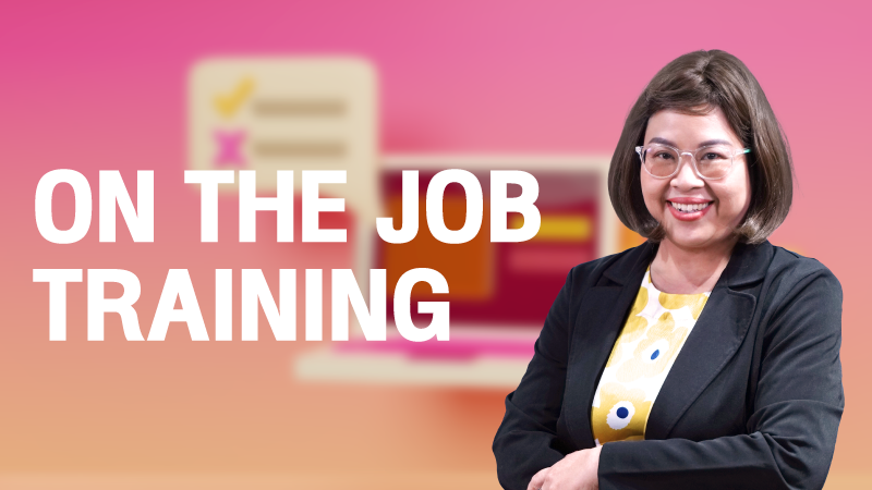 ภาพปกเนื้อหา-เทคนิคการสอนงานแบบ On-the-Job Training (OJT Techniques)